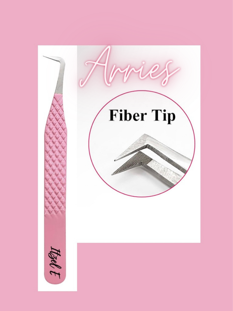 Fiber Lash Tweezers Aries